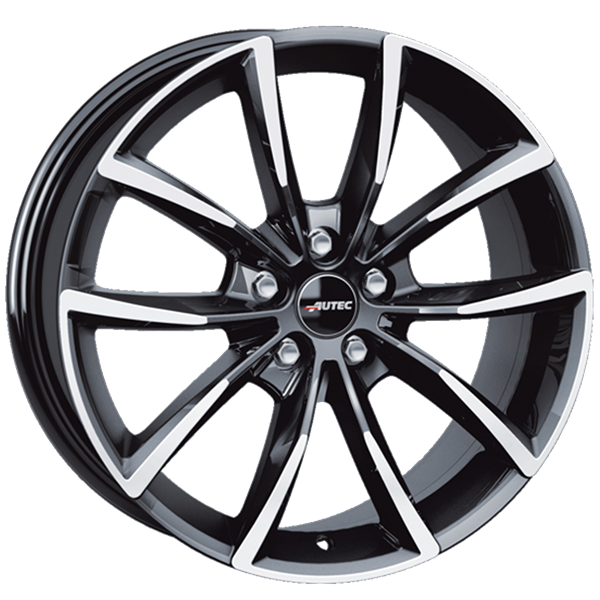 Autec Astana Black Polished 7,00x17 5x114,30 ET40,00