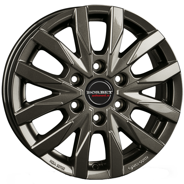 Borbet CW6 grey glossy 7,50x18 6x130,00 ET47,00