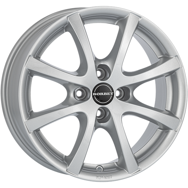 Borbet LV4 silver 5,50x14 4x100,00 ET35,00