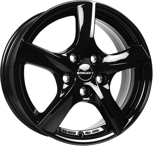 Borbet TL5 black 5,50x15 5x100,00 ET38,00