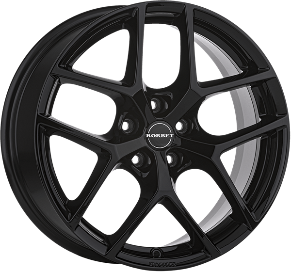 Borbet Y black glossy 7,00x16 5x100,00 ET38,00