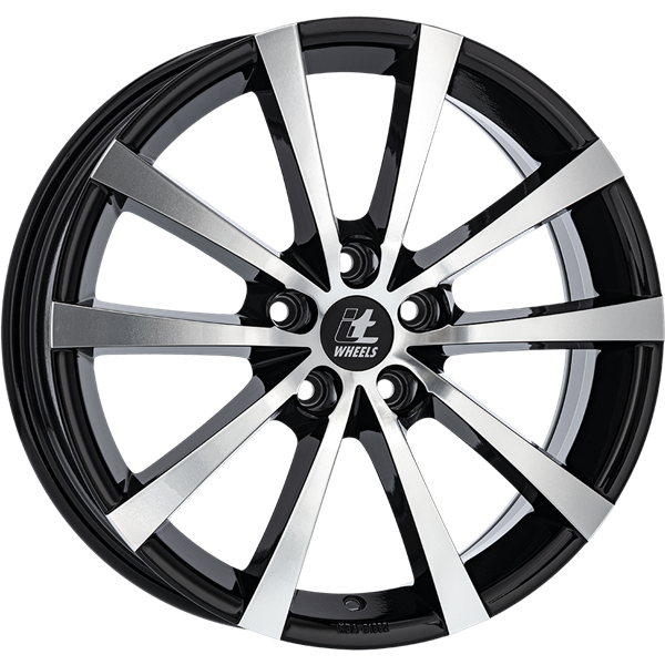 itWHEELS Alice Black Polished 7,00x17 5x108,00 ET45,00