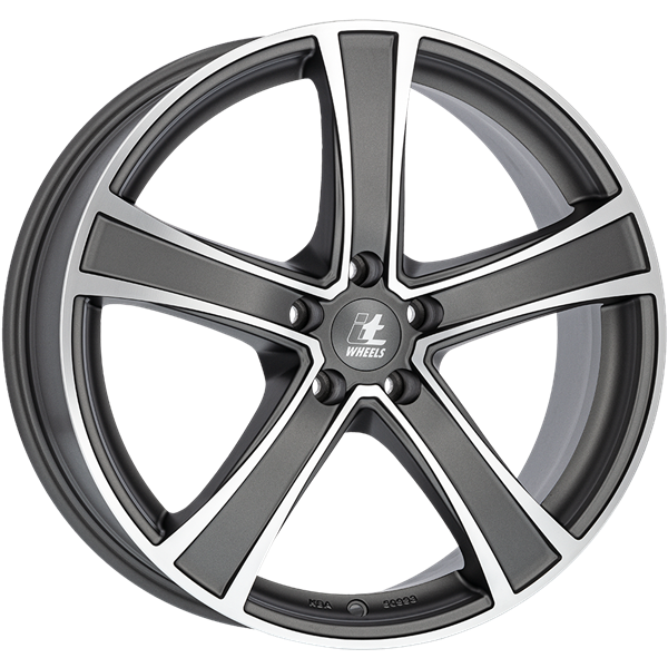 itWHEELS Emma Anthracite Polished 8,50x19 5x114,30 ET38,00
