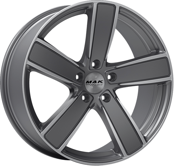 MAK Turismo-FF Gun Metallic Mirror 9,50x20 5x130,00 ET65,00