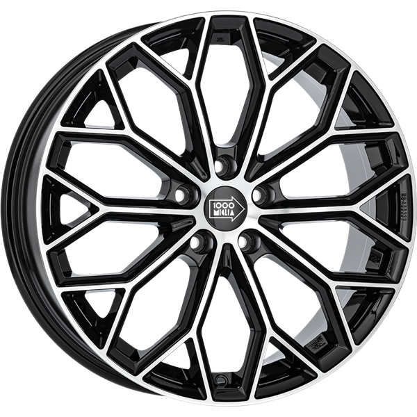 Mille Miglia MM1030 Black Polished 7,50x17 5x112,00 ET45,00