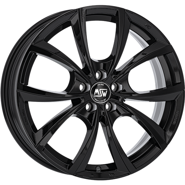 MSW 27 Gloss black 7,50x18 5x110,00 ET38,00