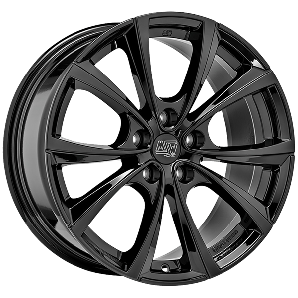 MSW 27T Gloss Black 9,50x19 5x114,30 ET45,00