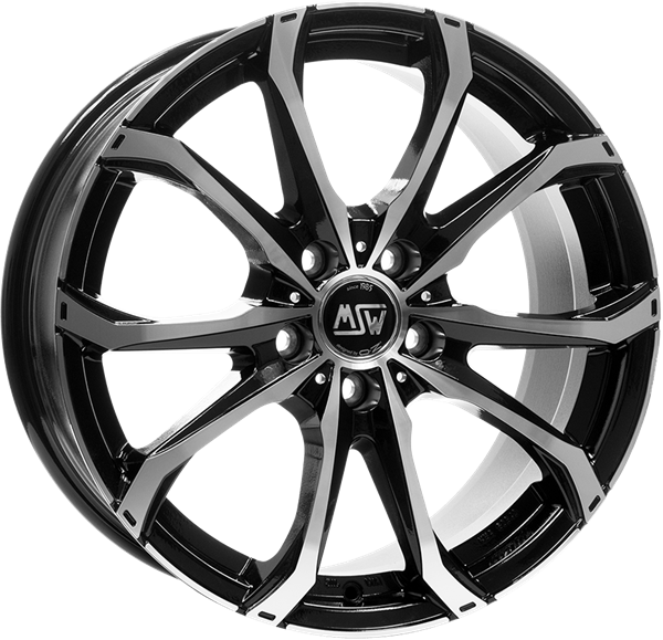 MSW 48 Black polished 8,00x19 5x108,00 ET45,00