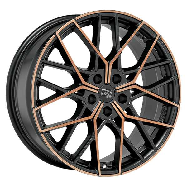 MSW 74 Matt Black Copper Polished 8,00x18 5x112,00 ET35,00