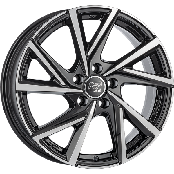 MSW 80-5 Gloss Black Polished 8,00x18 5x110,00 ET33,00