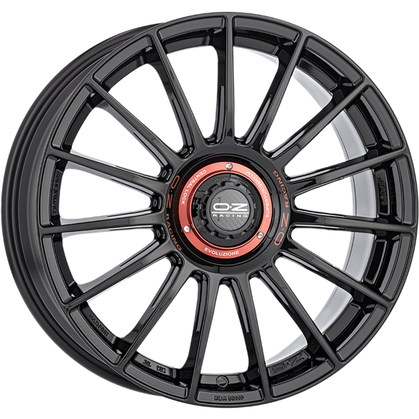 OZ SUPERTURISMO EVOLUZIONE GLOSS BLACK 8,00x18 5x112,00 ET35,00