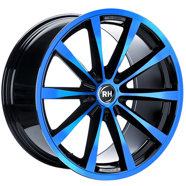 RH Alurad GT Rad Black Polished Blue 11,00x19 5x130,00 ET48,00