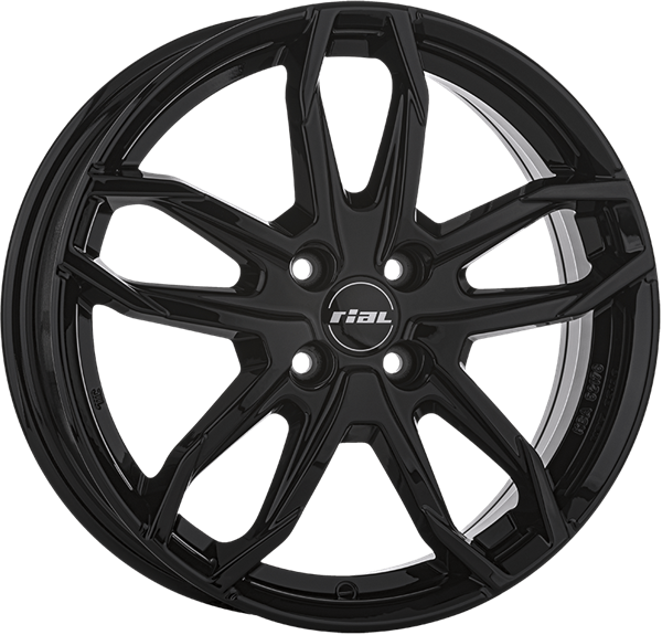 RIAL Lucca Black Gloss 6,50x16 4x100,00 ET46,00