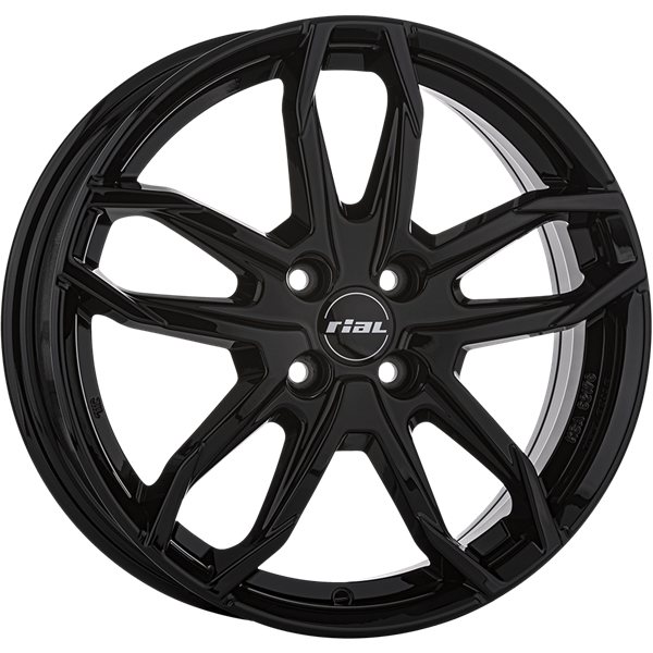 RIAL Lucca Black Gloss 6,50x16 4x108,00 ET32,00