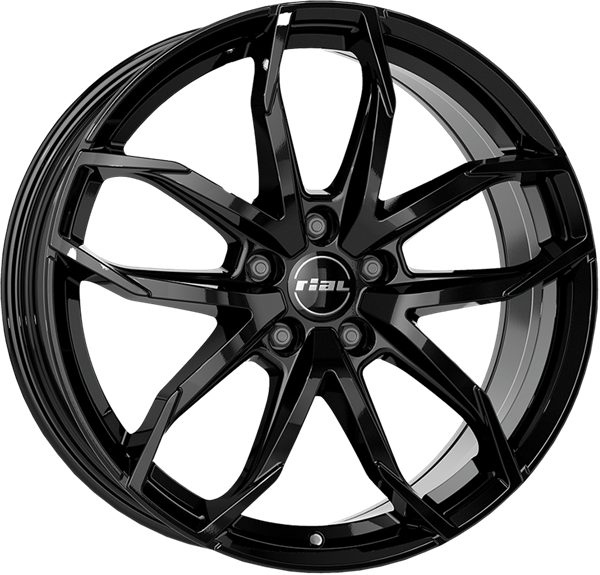 RIAL Lucca Black Gloss 6,50x16 5x108,00 ET50,00