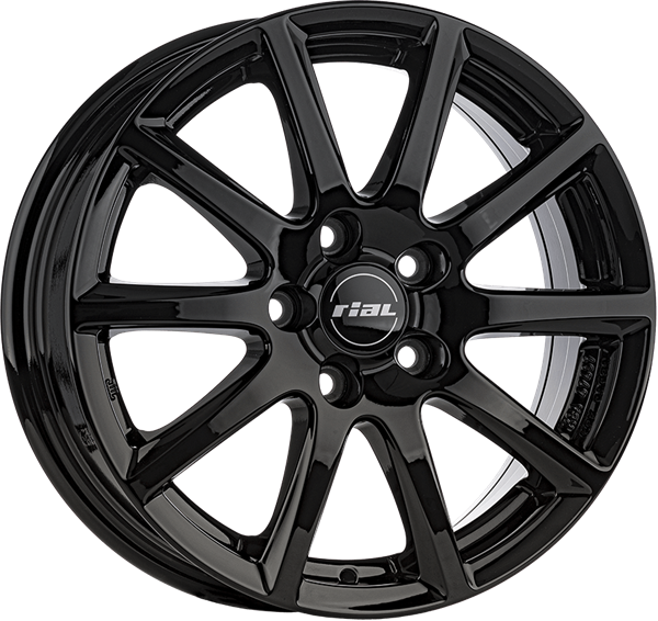 RIAL Milano Black Gloss 7,50x18 5x114,30 ET39,00
