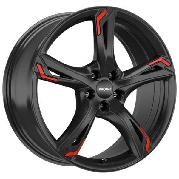 Ronal R62 Jetblack Red 7,50x17 5x114,30 ET40,00