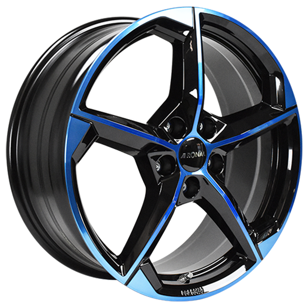 Ronal R66 Jetblack Blue 8,50x20 5x112,00 ET35,00