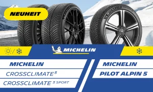 Kaufen Sie einen Satz Winter- oder Ganzjahresreifen von Michelin!