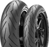 Nahaufnahme der Lauffläche Pirelli Diablo Rosso III 150/60 R17 66 H Hinten TL M/C