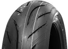Nahaufnahme der Lauffläche Bridgestone S21 150/60ZR17 (66 W) Hinten TL M/C