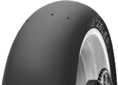 Nahaufnahme der Lauffläche Metzeler Racetec RR SLICK 200/60 R17 Hinten TL NHS K1 Soft