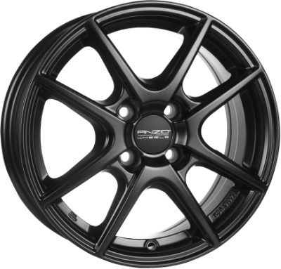 ANZIO Split Matt Black 6,00x16 4x100,00 ET38,00