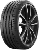 Nahaufnahme der Lauffläche Michelin Pilot Sport 4 S 255/30 R20 92 Y RUN ON FLAT ZP, XL, ZR