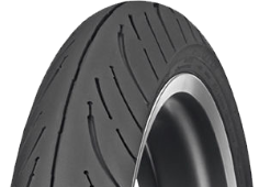 Nahaufnahme der Lauffläche Dunlop Elite 4 130/70-18 63 H Vorne TL