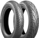 Nahaufnahme der Lauffläche Bridgestone Battlecruise H50 100/90 B19 57 H Vorne TL
