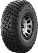 Nahaufnahme der Lauffläche BFGoodrich Mud Terrain T/A KM3 33x10.50 R15 114 Q POR