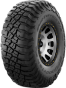 Nahaufnahme der Lauffläche BFGoodrich Mud Terrain T/A KM3 33x12.50 R15 108 Q LT