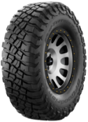 Nahaufnahme der Lauffläche BFGoodrich Mud Terrain T/A KM3 285/75 R17 121/118 Q LT