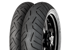 Nahaufnahme der Lauffläche Continental ContiRoadAttack 3 CR 100/90 R18 56 V Vorne TL M/C