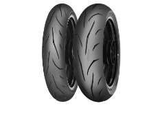 Nahaufnahme der Lauffläche Mitas Sport Force+ 140/70ZR17 66 W Hinten TL