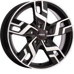 Ronal R64 Jetblack Matt Diamond