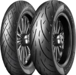 Nahaufnahme der Lauffläche Metzeler Cruisetec 180/55ZR18 (74 W) Hinten TL M/C