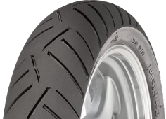 Nahaufnahme der Lauffläche Continental ContiScoot 120/70-16 57 P Vorne TL