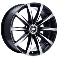 RH Alurad GT Rad Black Polished