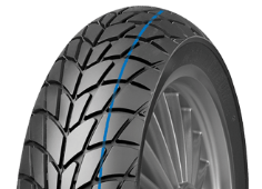 Nahaufnahme der Lauffläche Mitas MC 20 Monsun 120/70-10 54 L Vorne/Hinten TL
