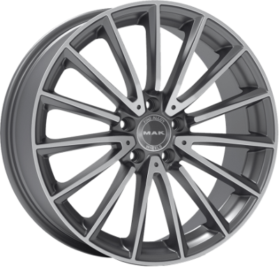 MAK Komet Gun Metallic Mirror 7,50x17 5x112,00 ET36,00