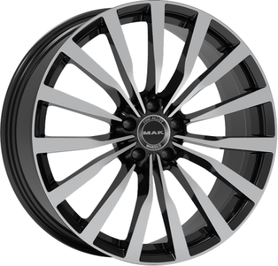 MAK Krone Black Mirror 9,50x19 5x112,00 ET25,00