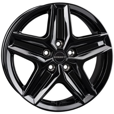 Borbet CWZ black glossy 7,50x18 5x130,00 ET53,00