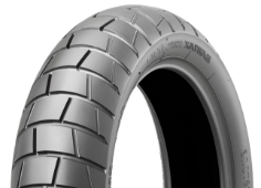 Nahaufnahme der Lauffläche Bridgestone Battlax Adventure Trail AT41 150/70 R18 70 V Hinten TL M+S, UM
