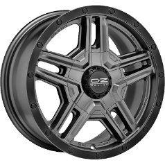 OZ RALLY ADVENTURE MATT GRAPHITE BLACK LIP