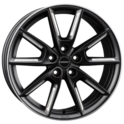 Borbet LX19 black matt silver spoke rim 8,00x19 5x112,00 ET40,00