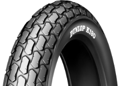 Nahaufnahme der Lauffläche Dunlop K180 180/80-14 78 P Hinten TT M/C