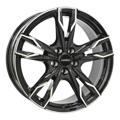itWHEELS Gina Black Polished 7,50x17 5x108,00 ET42,00