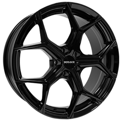 MONACO WHEELS Grand Prix 16 Gloss Black 8,00x18 5x108,00 ET45,00