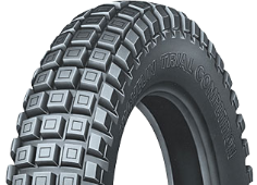 Nahaufnahme der Lauffläche Michelin TRIAL LIGHT 120/100 R18 68 M Hinten TL M/C